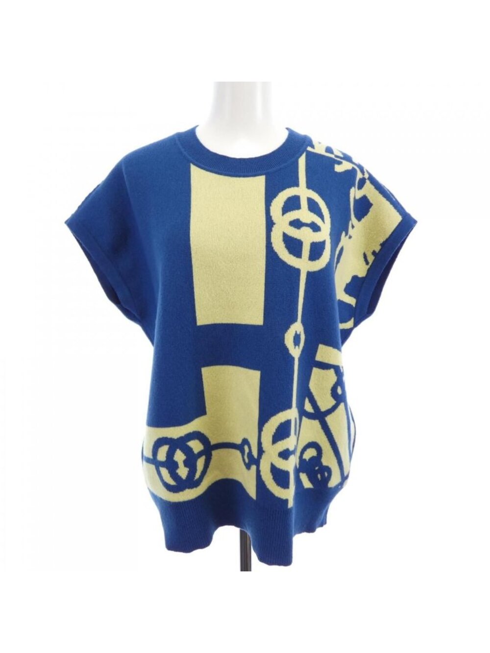 Hermes Cliquetis Vest Blue